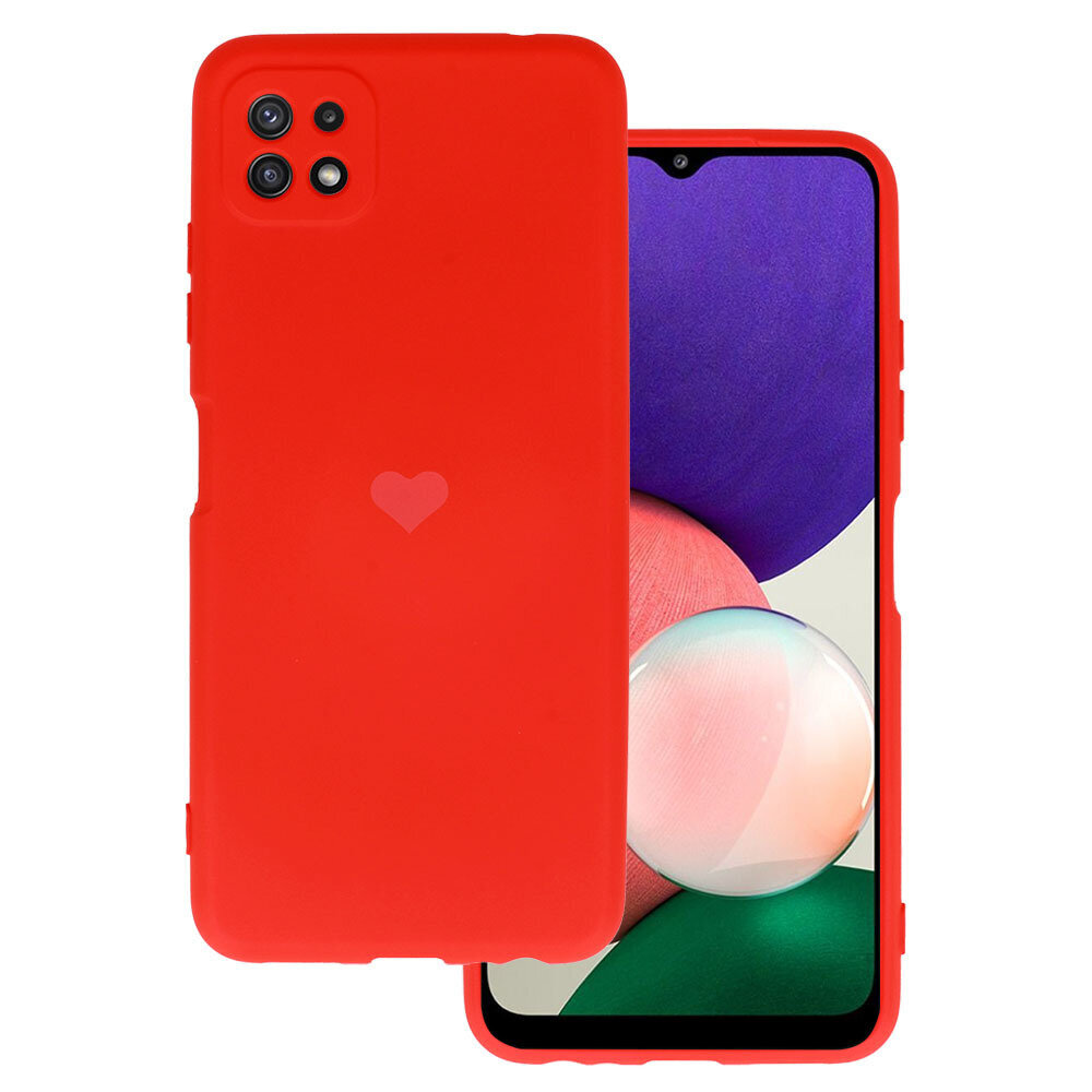 Vennus Silicone Heart Samsung Galaxy A22 5G cena un informācija | Telefonu vāciņi, maciņi | 220.lv