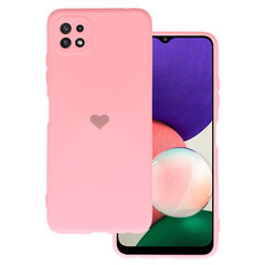 Vennus Silicone Heart Samsung Galaxy A22 5G cena un informācija | Telefonu vāciņi, maciņi | 220.lv