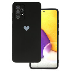 Силиконовый чехол Vennus Heart для Samsung Galaxy A72 4G/5G дизайн 1, розовый цена и информация | Чехлы для телефонов | 220.lv