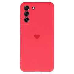 Силиконовый чехол Vennus Heart для Samsung Galaxy S21 Plus дизайн 1, красный цена и информация | Чехлы для телефонов | 220.lv