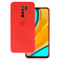 Vennus Silicone Heart Xiaomi Redmi 9 cena un informācija | Telefonu vāciņi, maciņi | 220.lv