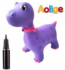 Lekājamā rotaļlieta BestHurt Dinozaurs, 60 cm, violets cena un informācija | Rotaļlietas zīdaiņiem | 220.lv