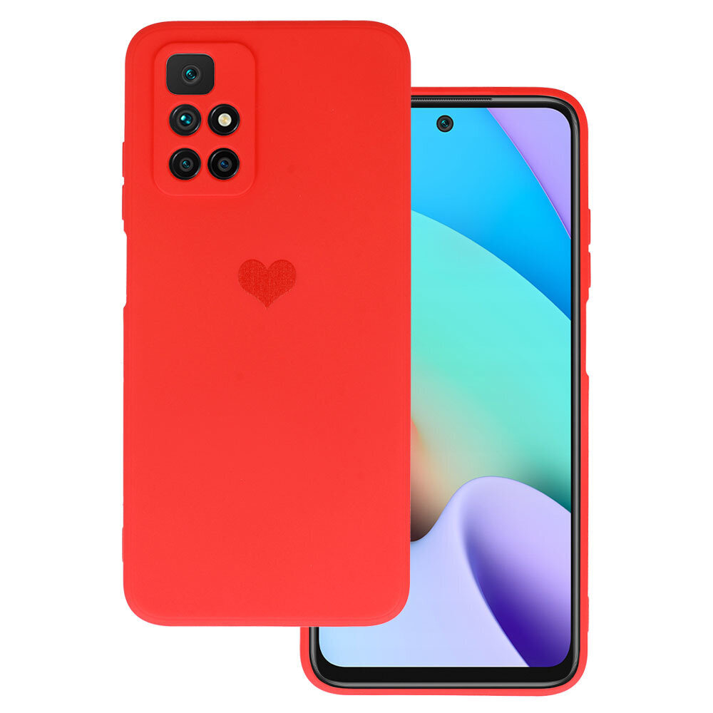 Vennus Silicone Heart Xiaomi Redmi 10 cena un informācija | Telefonu vāciņi, maciņi | 220.lv