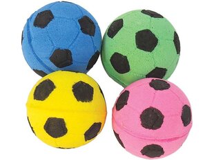 Futbola bumbas 4cm, komplekts 4 gab. K091 цена и информация | Игрушки для кошек | 220.lv