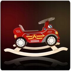 Šūpojošā rotaļlieta - Automašīna, sarkana cena un informācija | Rotaļlietas zīdaiņiem | 220.lv