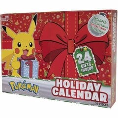 Adventes kalendārs Bandai Pokémon 39 Daudzums cena un informācija | Ziemassvētku dekorācijas | 220.lv
