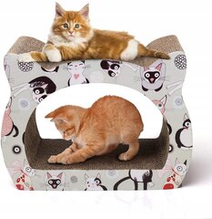 Kaķu skrāpis HomeCatty, 39x29x22 cm, brūns cena un informācija | Kaķu mājas, nagu asināmie | 220.lv