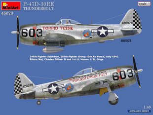 Līmējošais modelis MiniArt 48023 P-47D-30RE Thunderbolt Basic Kit 1/48 cena un informācija | Līmējamie modeļi | 220.lv