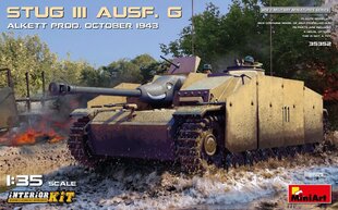 Līmējošais modelis MiniArt 35352 StuG III Ausf. G October 1943 Alkett Prod. Interior Kit 1/35 цена и информация | Склеиваемые модели | 220.lv