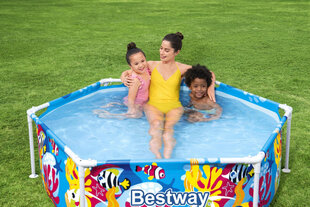 Бассейн BESTWAY Splash-In-Shade с навесом, 183x51 см цена и информация | Бассейны | 220.lv