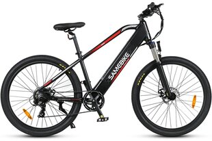Электровелосипед Samebike MY275, 27,5", черный, 500 Вт, 10,4 Ач цена и информация | Электровелосипеды | 220.lv