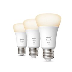 Spuldze Philips Hue White A60, 800 lm, E27, 3 gab. cena un informācija | Spuldzes | 220.lv