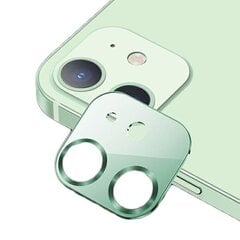 USAMS Camera Lens Glass iPhone 12 mini metal zielony|green BH706JTT04 (US-BH706) цена и информация | Защитные пленки для телефонов | 220.lv