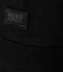 Мужская кепка Jack & Jones, черный цена и информация | Мужские шарфы, шапки, перчатки | 220.lv