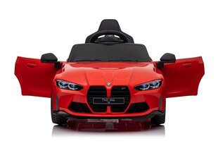 Одноместный электромобиль BMW M4, красный цена и информация | Электромобили для детей | 220.lv