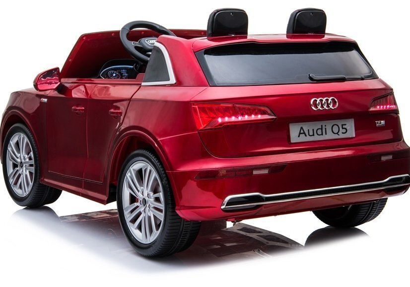 Vienvietīgs bērnu elektromobilis Audi Q5, sarkans cena un informācija | Bērnu elektroauto | 220.lv