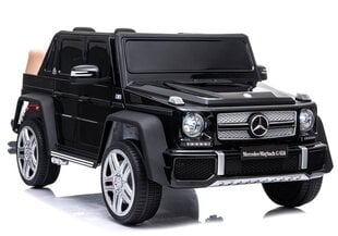Одноместный электромобиль Mercedes A100, черный цена и информация | Электромобили для детей | 220.lv