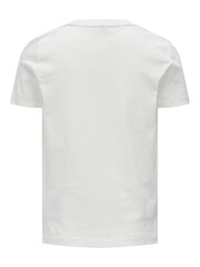 Детская футболка Only, белый цена и информация | Рубашки для девочек | 220.lv