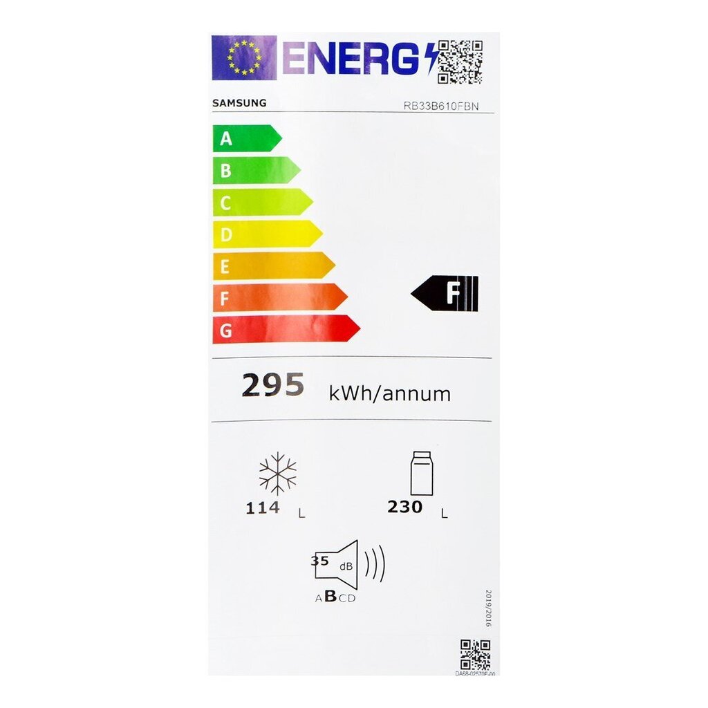 Samsung RB33B610FBN cena un informācija | Ledusskapji | 220.lv