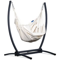 Подвесное кресло Costa Ecru (160x130) + каркас Gazela 160 кг, POTENZA цена и информация | Гамаки | 220.lv