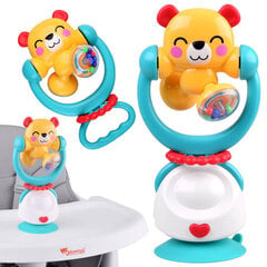 Очаровательная игрушка для стульчика и погремушка в одном Hola Suction Cup Set 2in1 цена и информация | Игрушки для малышей | 220.lv