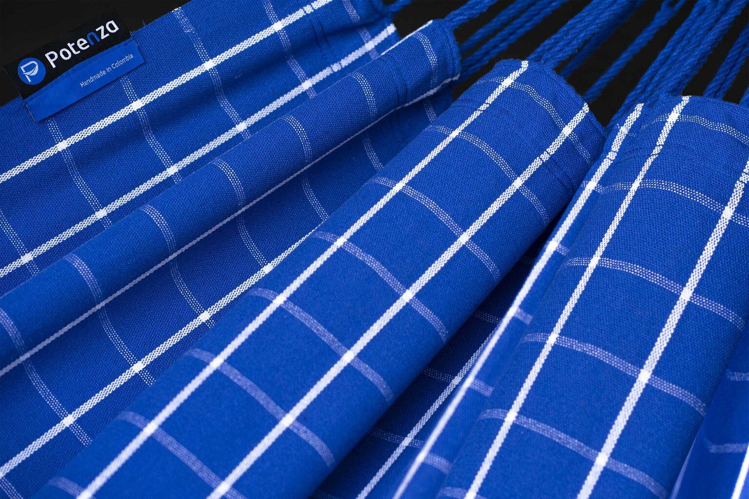 Šūpuļtīkls Potenza Cartago Blue, 230x160, zils cena un informācija | Šūpuļtīkli | 220.lv