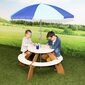 Koka daudzfunkcionālais piknika galds Axi cena un informācija | Dārza mēbeļu komplekti | 220.lv