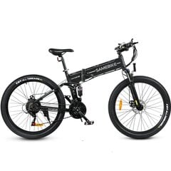 Saliekamais kalnu velosipēds Samebike LO26 II, 26", melns цена и информация | Электровелосипеды | 220.lv