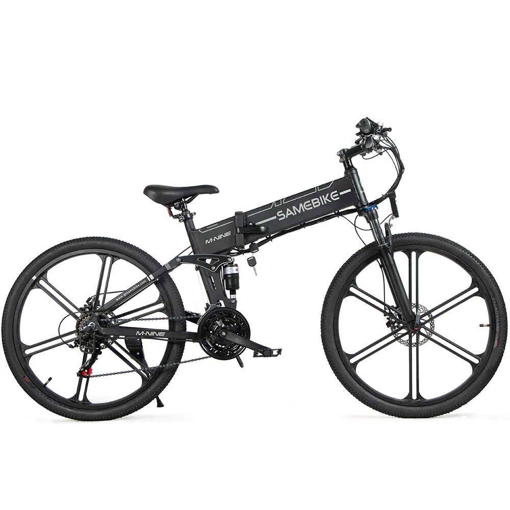 Saliekamais kalnu velosipēds Samebike LO26 II, 26", melns цена и информация | Elektrovelosipēdi | 220.lv