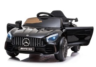 Vienvietīgs bērnu elektromobilis Mercedes AMG GT R, melns cena un informācija | Bērnu elektroauto | 220.lv