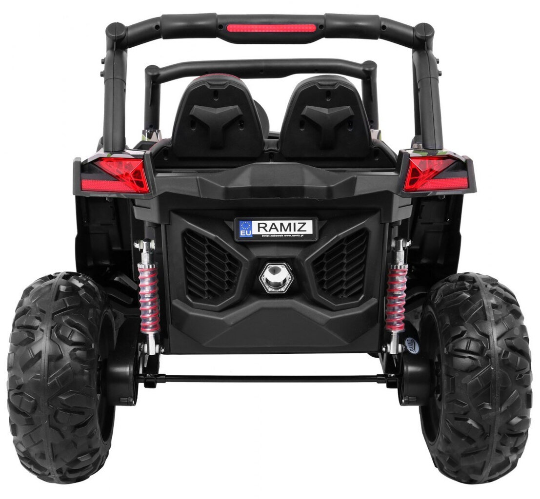 Divvietīgs bērnu elektromobilis Buggy SuperStar 4x4, zaļš цена и информация | Bērnu elektroauto | 220.lv