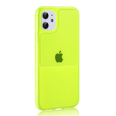 Оконный чехол TEL PROTECT для Iphone 12 Mini Lime цена и информация | Чехлы для телефонов | 220.lv