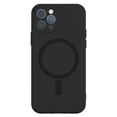 Силиконовый чехол TEL PROTECT Max для Iphone 12 Pro Max, черный цена и информация | Чехлы для телефонов | 220.lv