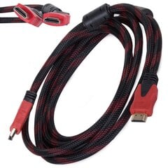 Кабель Fusion HDMI v2.0 | 4K | 1.8 м, красный цена и информация | Кабели и провода | 220.lv