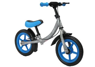 Divriteņu līdzsvara velosipēds Lean Toys Powermat, zils цена и информация | Балансировочные велосипеды | 220.lv