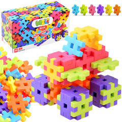 Набор блоков, 100 элементов цена и информация | Игрушки для малышей | 220.lv