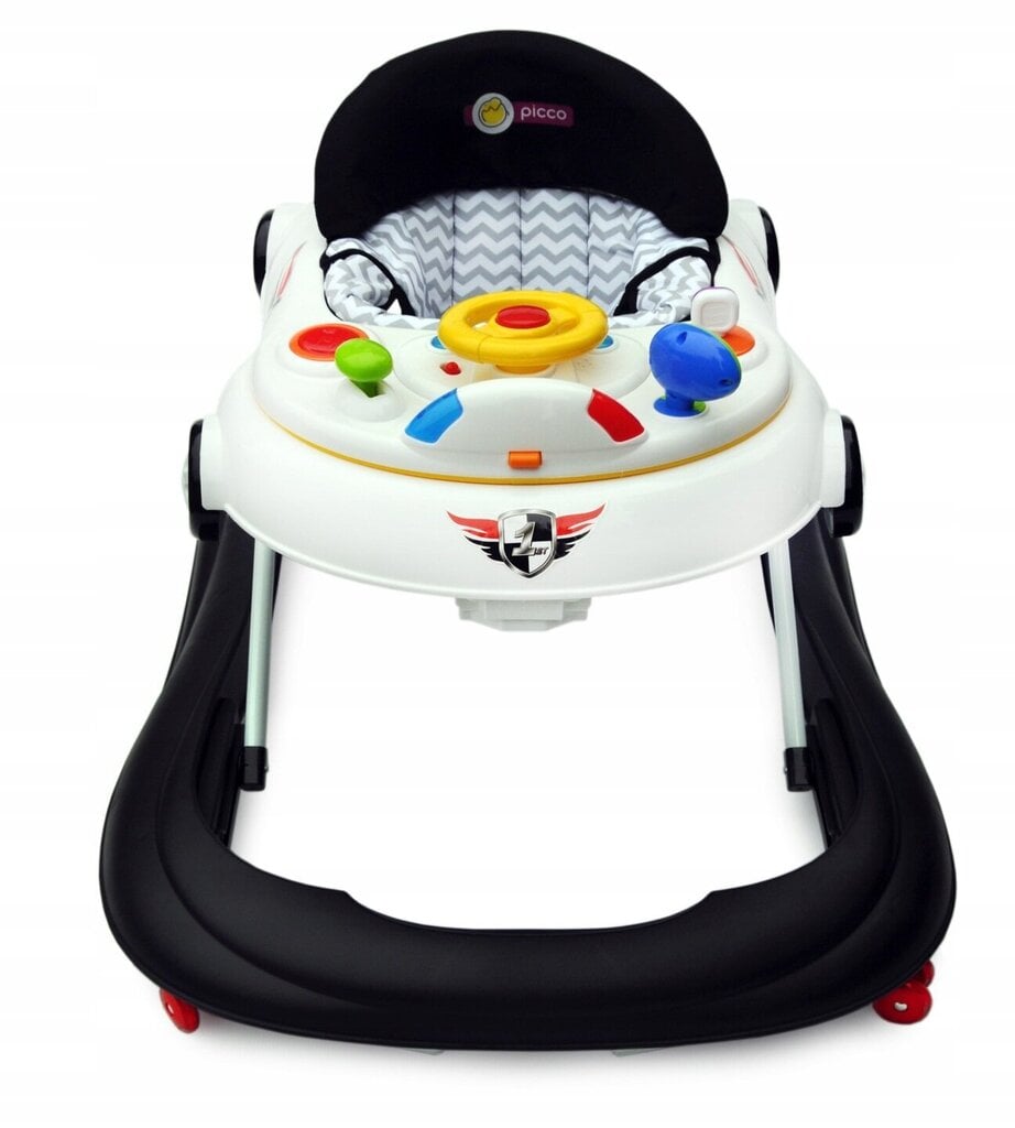 Interaktīvs staigātājs BabyTrold, white/black цена и информация | Staigulīši | 220.lv