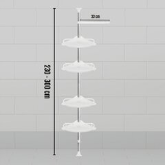 Muf-art vannas istabas plaukts, 21x33 cm цена и информация | Аксессуары для ванной комнаты | 220.lv