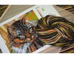 Komplekts izšūšanai krustdūrienā - spilvens Collection D'Art 40x40cm, 5481CC cena un informācija | Izšūšanas piederumi | 220.lv
