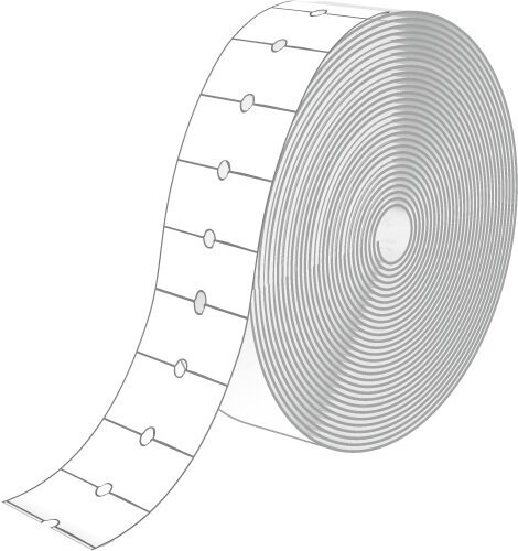 Līmes etiķetes cenu zīmēm, 21,5x12mm, 1000 gab., oranžas cena un informācija | Kancelejas preces | 220.lv