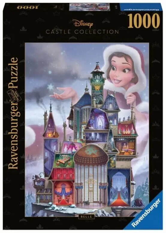 Ravensburger puzle 1000 gabalu Belle pils цена и информация | Puzles, 3D puzles | 220.lv