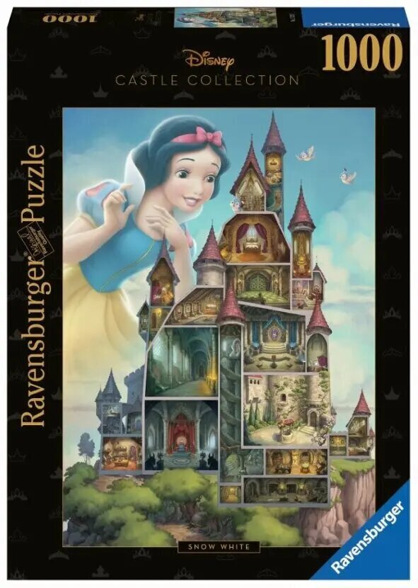 Ravensburger puzle 1000 gabalu Sniegbaltītes pils cena un informācija | Puzles, 3D puzles | 220.lv