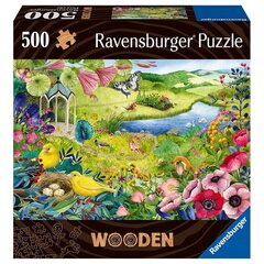 Пазл деревянный Ravensburger Чудесная природа, 500 дет. цена и информация | Пазлы | 220.lv