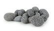 Melni lavas oļi 9-12cm 1 kg cena un informācija | Akvārija augi, dekori | 220.lv