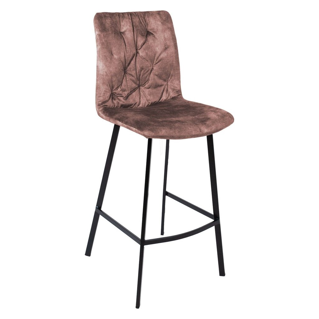 Bāra krēsls AFTON tumši rozā samts цена и информация | Virtuves un ēdamistabas krēsli | 220.lv