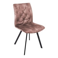 Krēsls AFTON tumši rozā samts cena un informācija | Virtuves un ēdamistabas krēsli | 220.lv