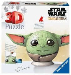 Ravensburger 3D puzles bumbiņa 72 gab. Star Wars Mandalorian Grogu cena un informācija | Puzles, 3D puzles | 220.lv