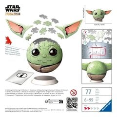 Ravensburger 3D puzles bumbiņa 72 gab. Star Wars Mandalorian Grogu цена и информация | Пазлы | 220.lv