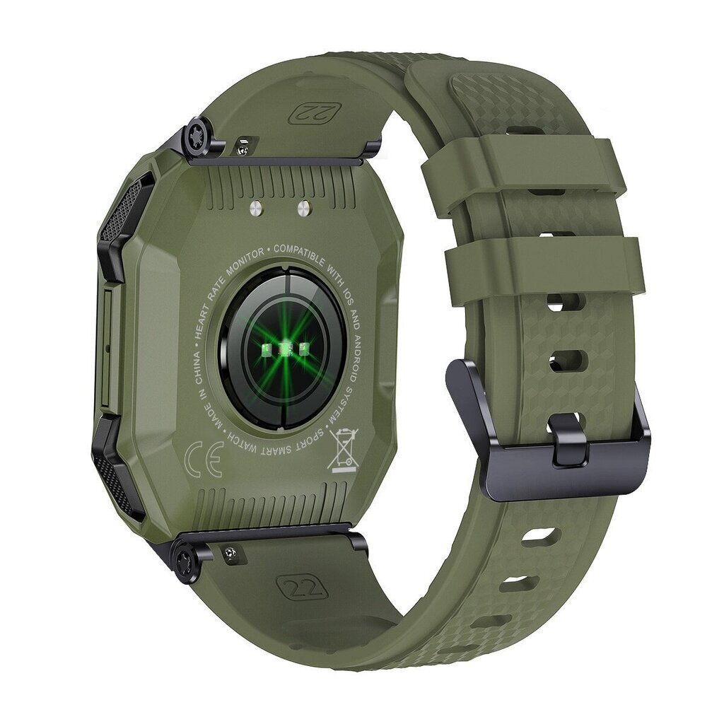 Gudrs ūdensizturīgs militārais pulkstenis cena un informācija | Viedpulksteņi (smartwatch) | 220.lv