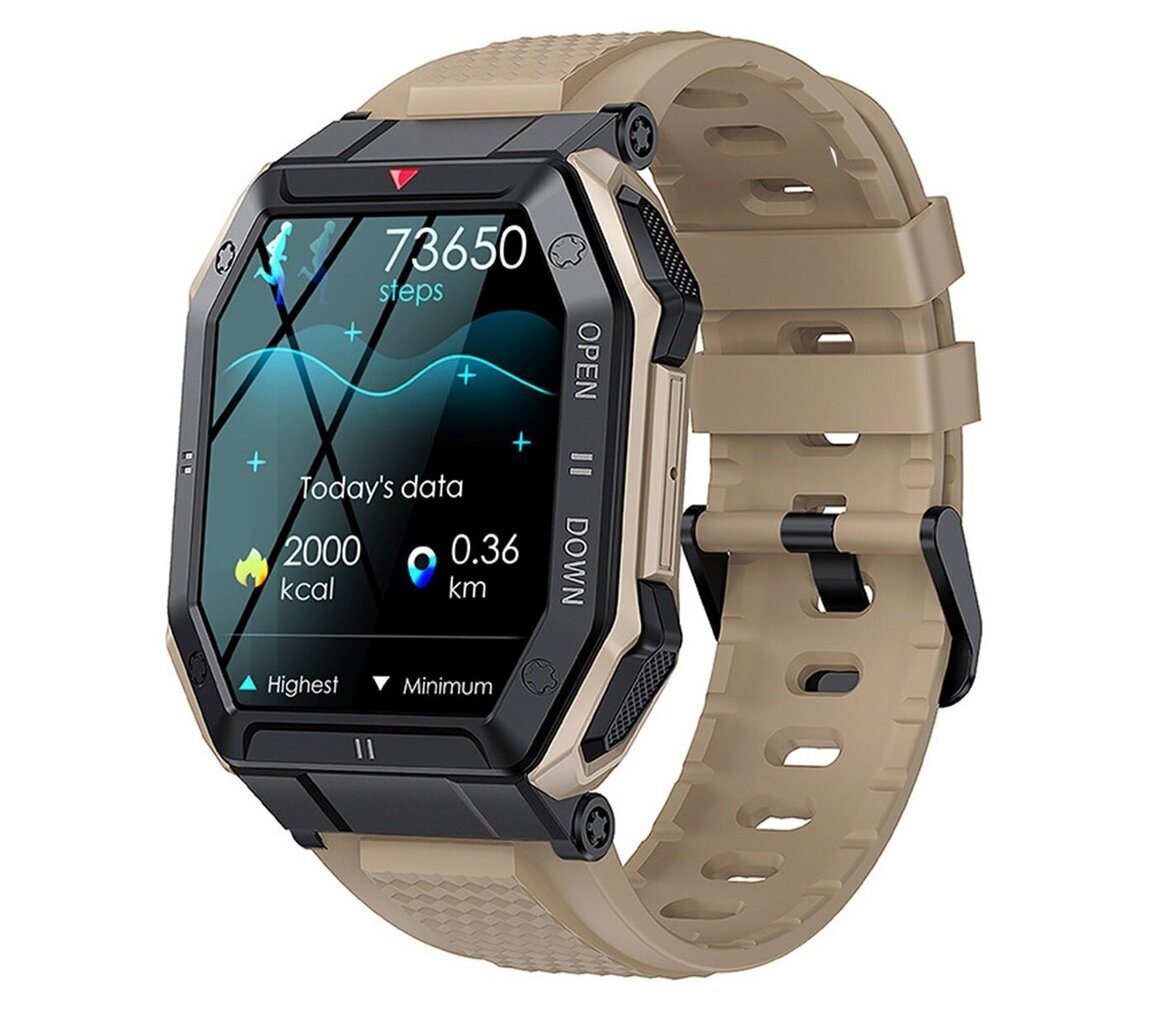 Gudrs ūdensizturīgs militārais pulkstenis cena un informācija | Viedpulksteņi (smartwatch) | 220.lv